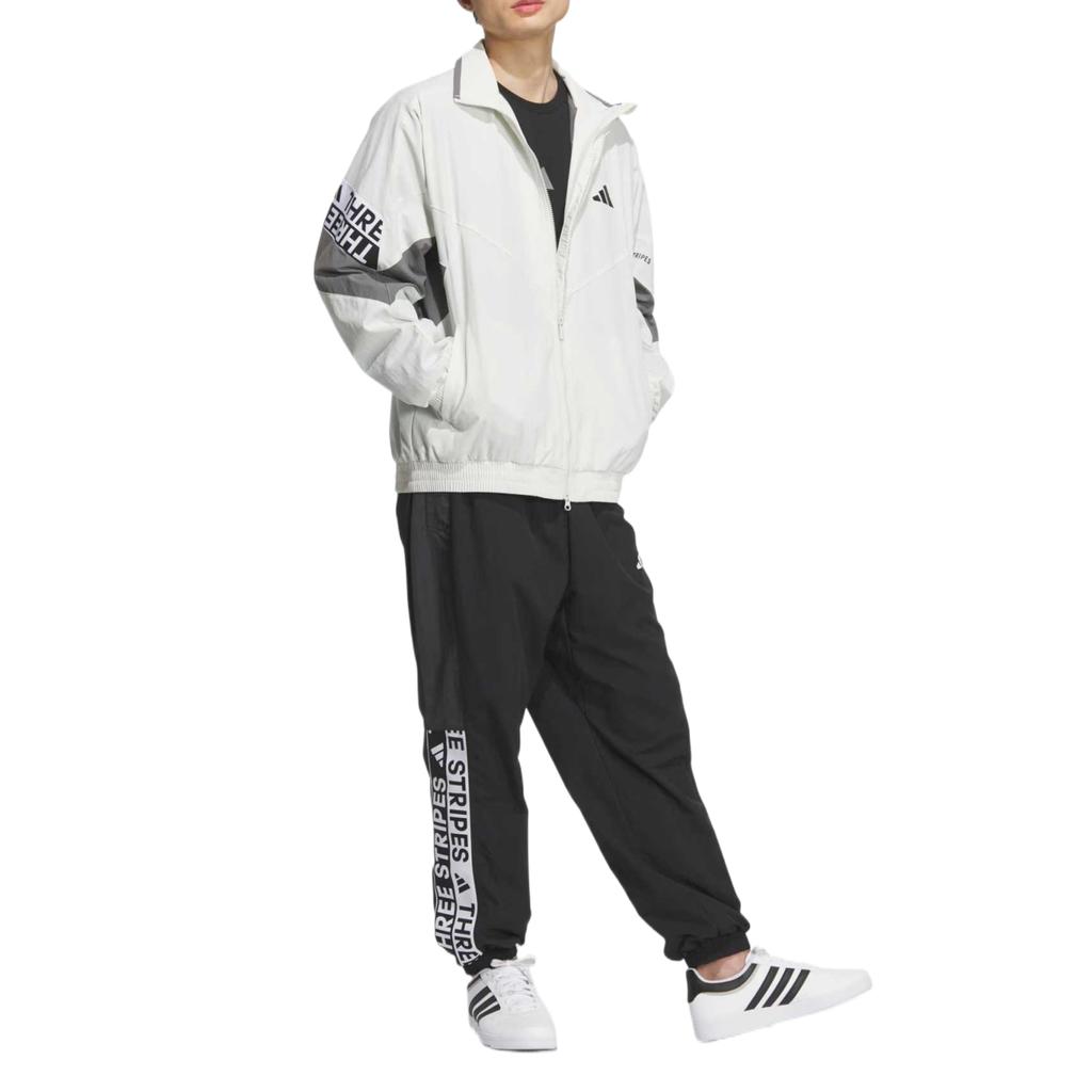 adidas Wording Pack Casual Classic Simple Retro Loose Collar Breathable Jacket Men Jacket KA1264