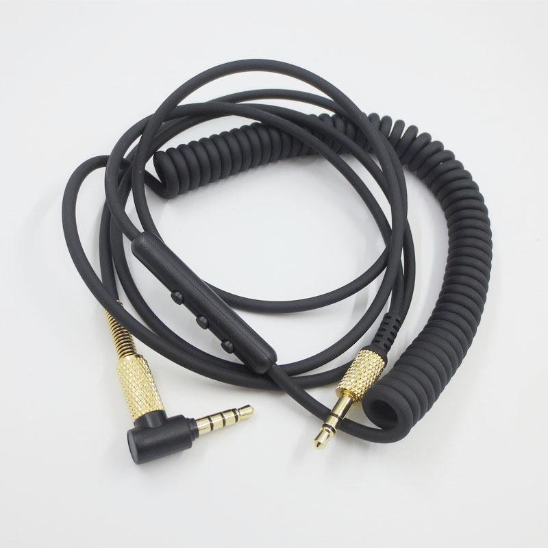 Marshall 3,5-mm-Klinkenkabel (Stecker auf Stecker) mit Inline-Fernbedienung und Mikrofon