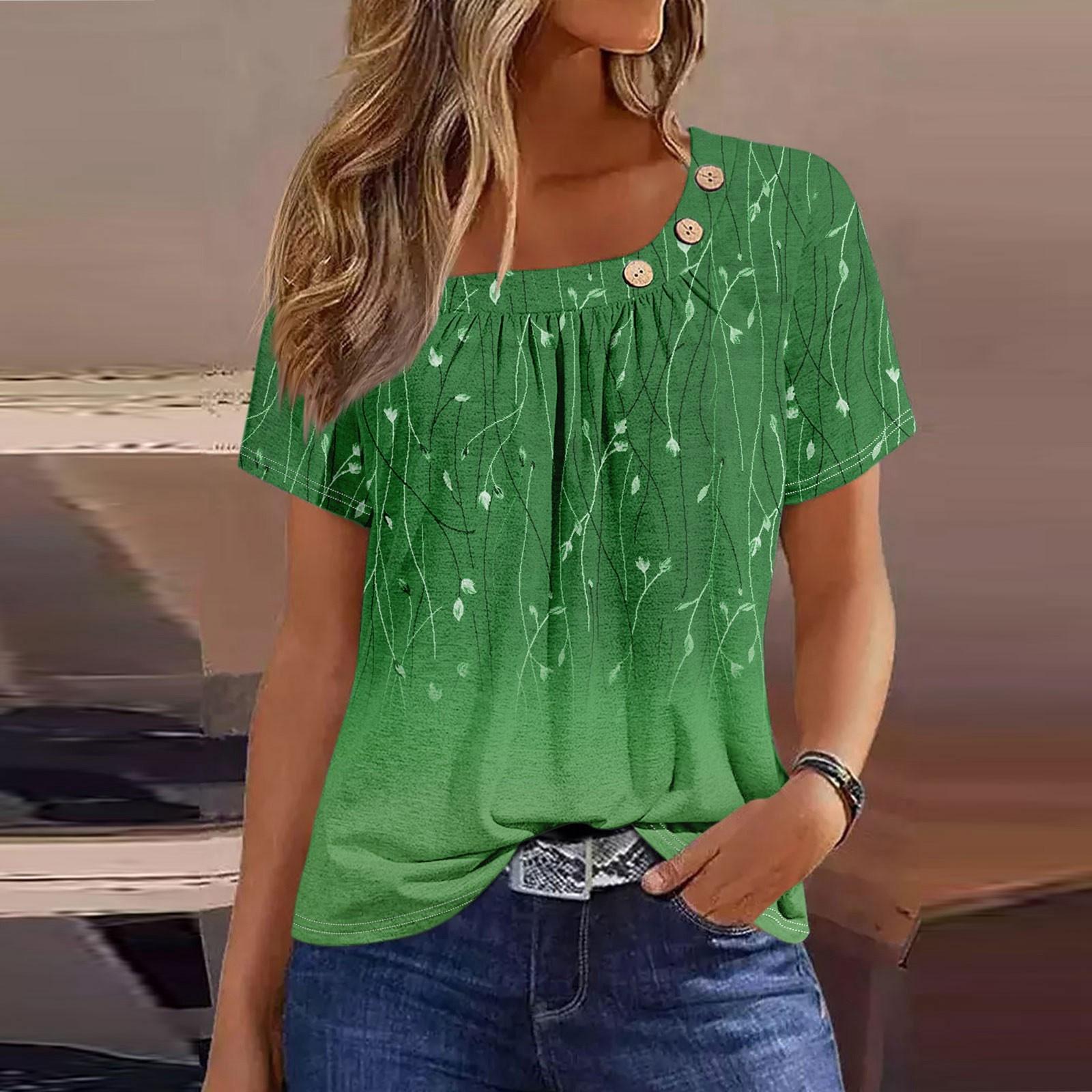 Женская мода с принтом и круглым вырезом — фото 6