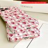 Strawberry Gingham Pattern Phone Case All inclusive film hard phone case, compatible with iPhone 18 Pro Max 17 16 15 14 13 12 11