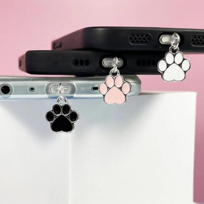 Schattige Kattenpoot Stekkers Voor Telefoon Hangen Decoratieve Hanger Universele Telefoon Stofplug