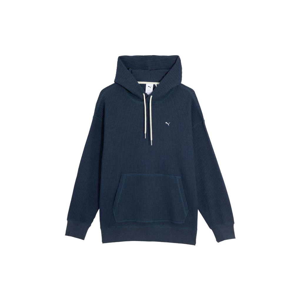 Puma Navy Series Solid Color Casual Loose Hoodie Unisex hoodies Navy-Blue 623129-16