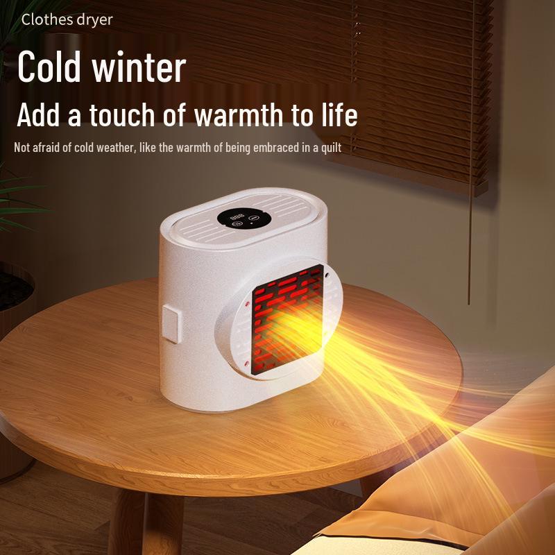 Компактная складная сушилка для одежды и обуви 3-в-1 с тепловентилятором