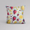 Luxury Home Decor Cushion Cover Office Sofa Cushion Cover Summer Fruit Lemon Strawberry Pattern Pillow Cover
