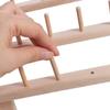 60 Spools Wooden Thread Holder Foldable DIY Sewing Thread Storage Rack Embroidery Durable Sewing Rack Organizer Rings