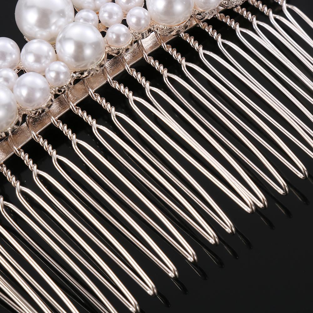 Party  Haircomb Jewelry Hair Ornaments Bridal Headpiece Hairwear Bride Barrette Pearl Hairpin