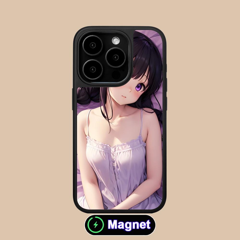Hyouka Chitanda Matte Surface Magsafe Mobile Phone Case for iPhone 17 16 15 14 13 12 11 Air Pro Max Plus Colorful Cover