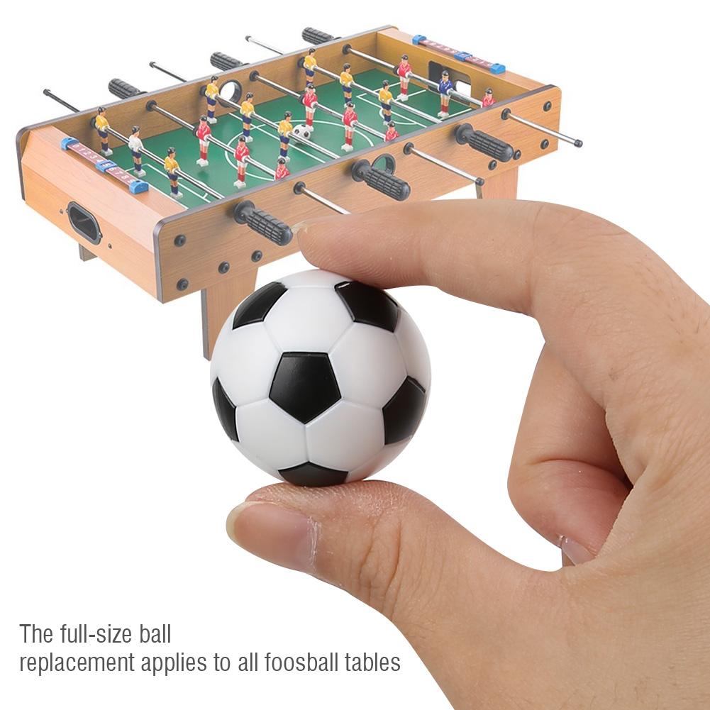 Table Soccer Foot s Replacement Plastic Black and White Soccer (4Pcs)