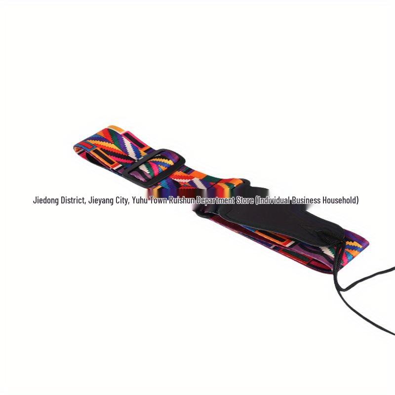 Ethnic Style Polyester Guitar Strap for Classical, Electric, and Acoustic Guitars