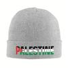 Palestined Hat Autumn Winter Beanie Warm  Caps Female Male Acrylic Knitted Caps