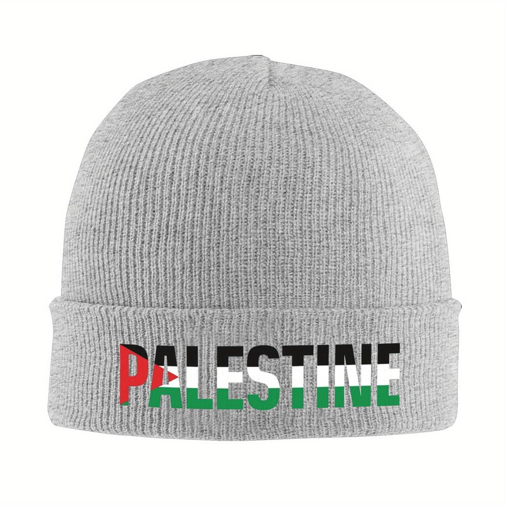 Palestined Hat Autumn Winter Beanie Warm  Caps Female Male Acrylic Knitted Caps