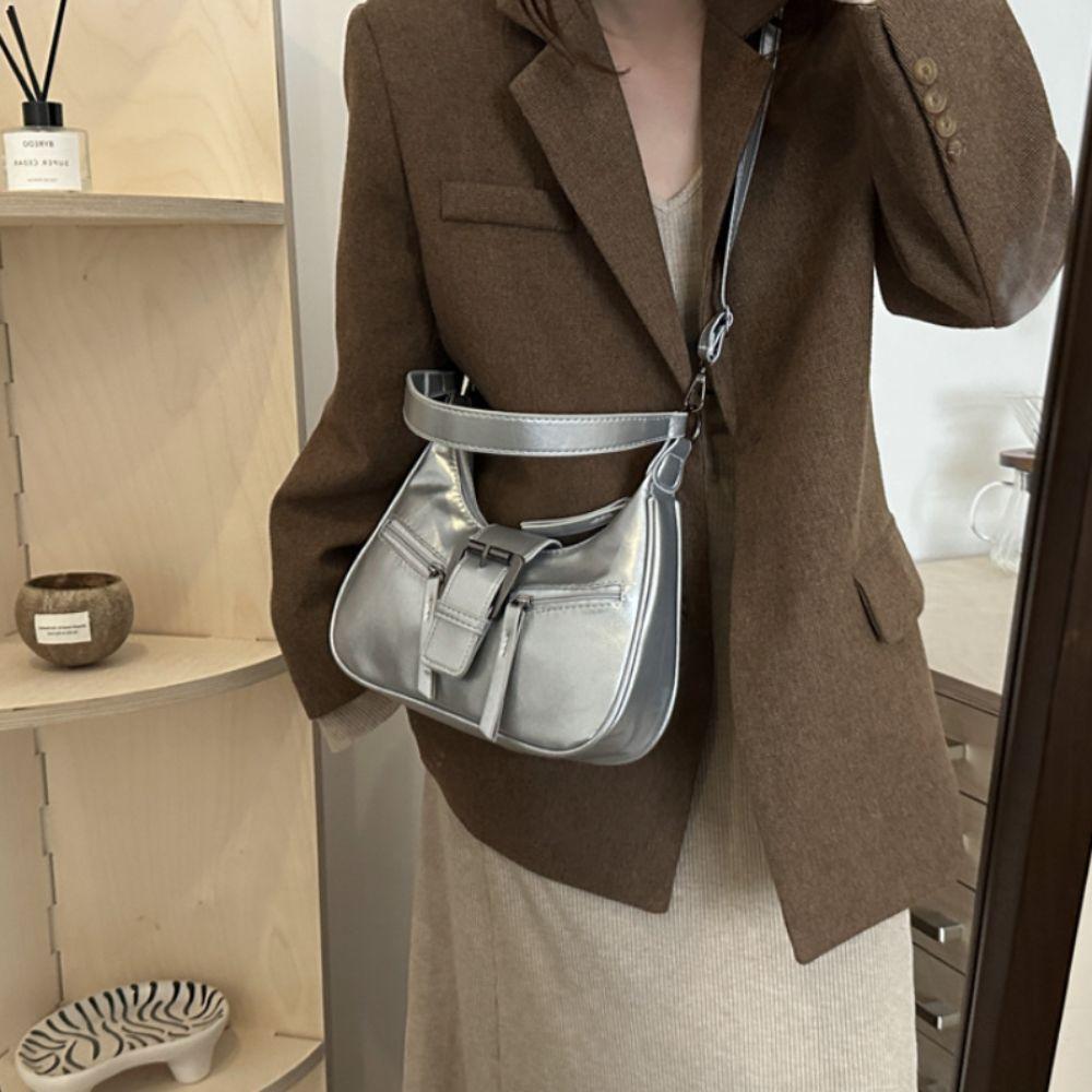 Y2K Buckle Crossbody Bag New Design Spicy Girls Handbag Fashion Y2k Shoulder Bags  Female