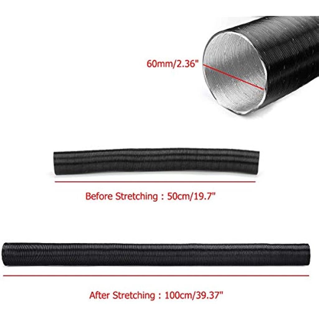 Diameter 60 Mm Length 100 Cm Exhaust Hose Exhaust Pipe For Cars Air Diesel Heater