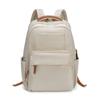 2026 New Style Simple Canvas Backpack for Women Large Capacity Travel Laptop Bag Student Bookbag Versatile