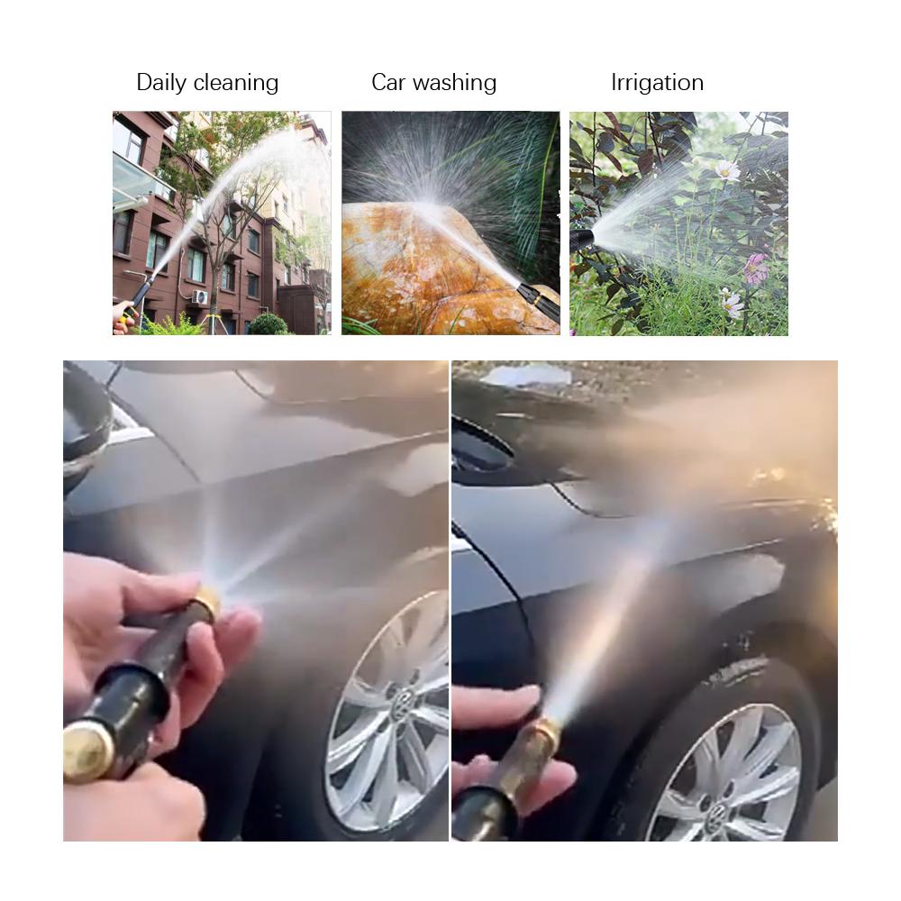 Garden Water Gun 3/8" 1/2" 3/4" Nti-slip Quick Connect Hose Accessories Gardening Watering Flowers Cleaning Cars Washing Ground