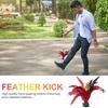 1-10pcs 20cm Feather Jianzi Colorful Feathers Shuttlecock Portable Foot Kick Handwheel Feather Shuttlecock Fitness Entertainment