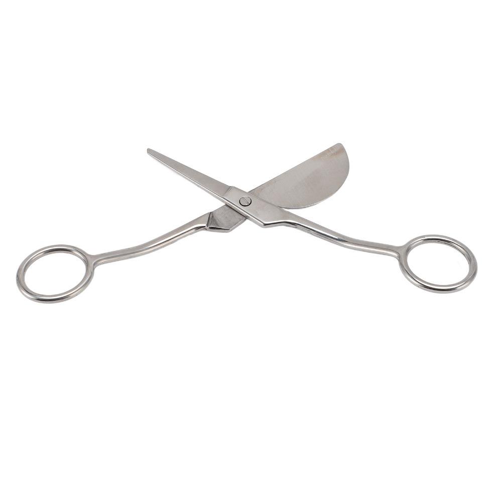 Curved Offset Handle Duckbill Scissors Double Bent Handle Tufting Scissors  Textile Handwork