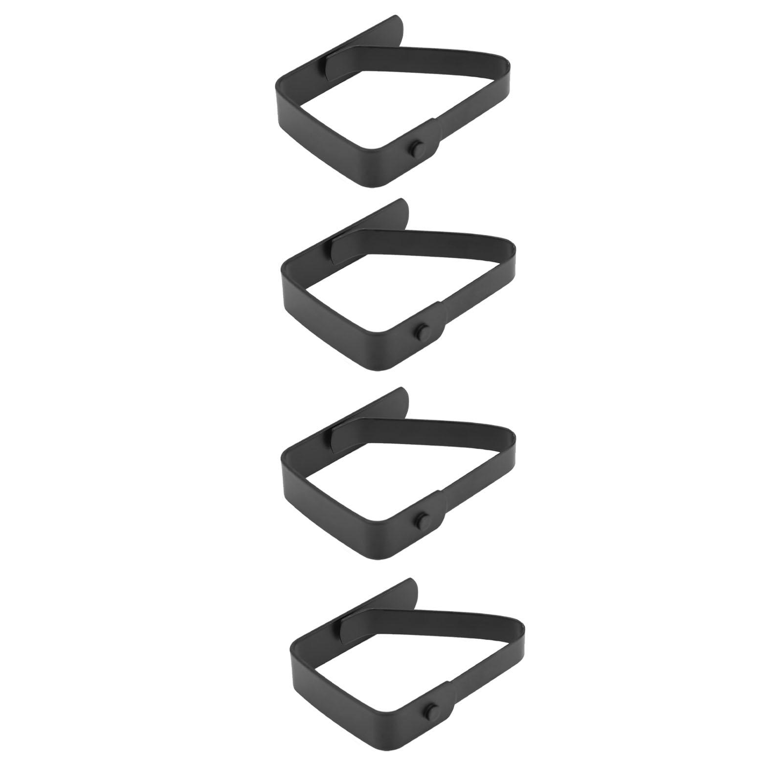 

4pcs Large Table Cloth Cover Clips Stainless Steel Anti Slip Tablecloth Holder Clamps 5*4cm белый