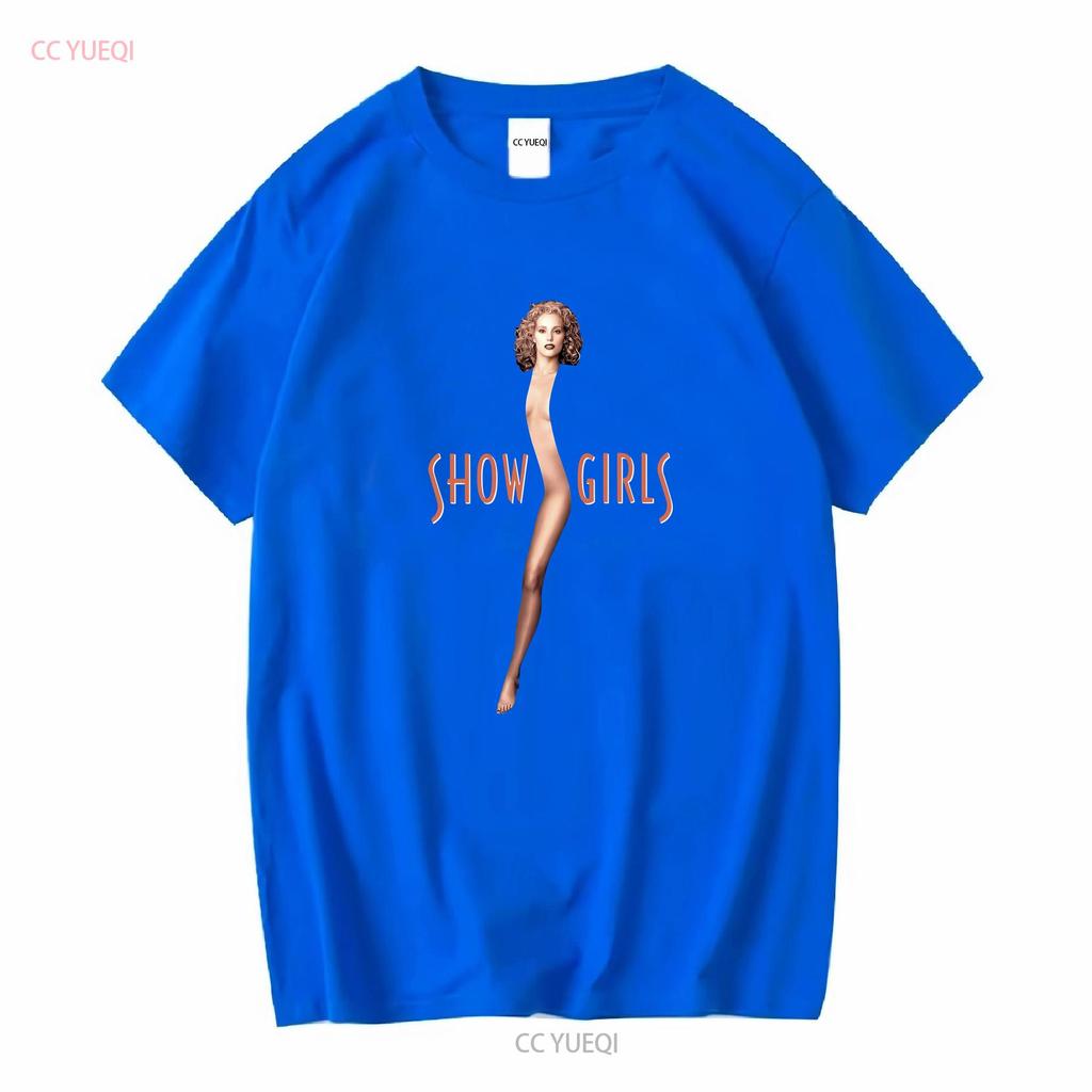 Showgirls Classic 90's 1995 Movie Retro T Shirt New Long or Short Sleeves Vintage Washed Soft Breathable Fashion Homme