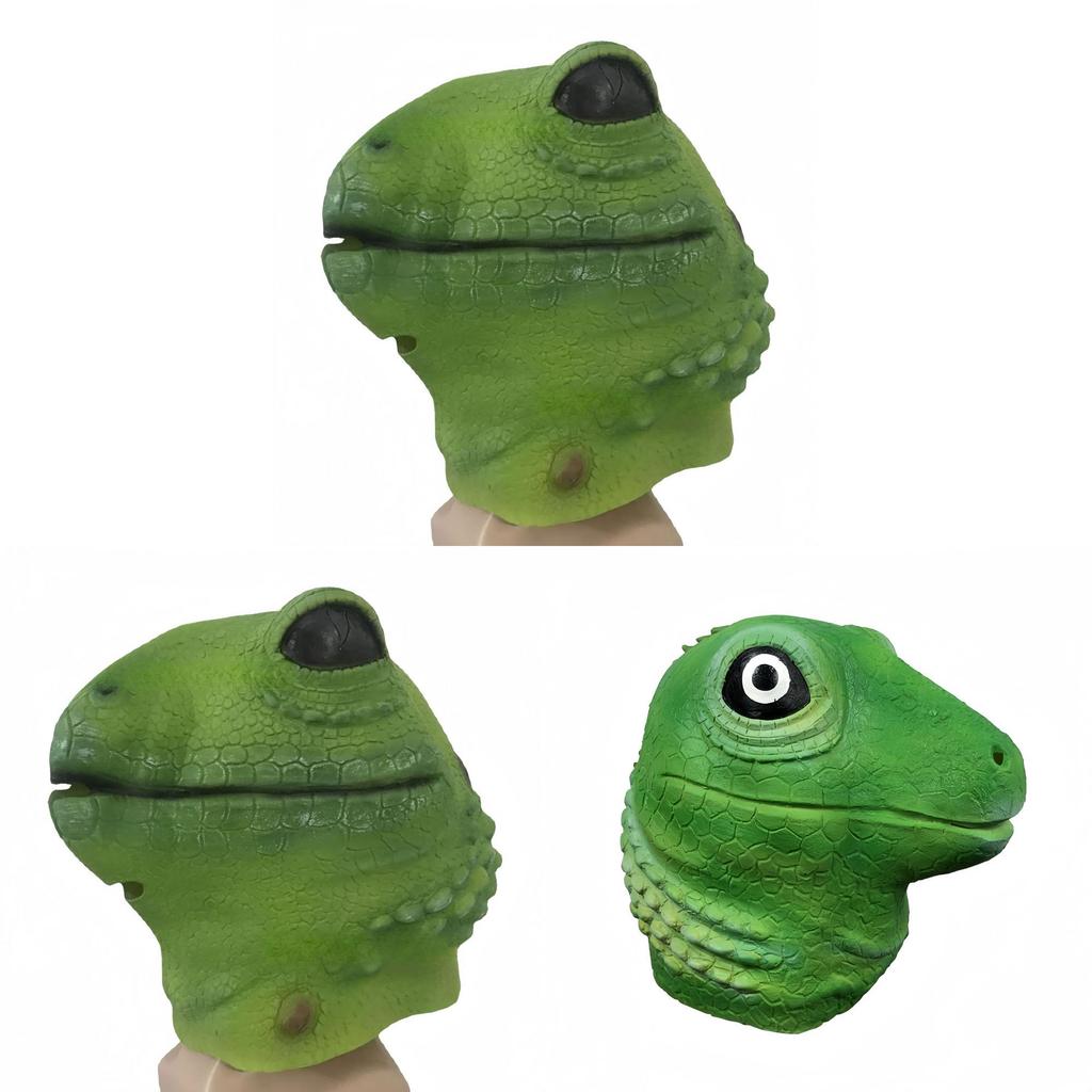 Funny Snake Head Mask With Latex Material For Costume Parties And Festivals