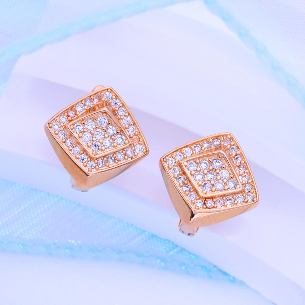 KNIKOO Clip-Ohrringe für Frauen, Zirkonia, modisch, lange Tropfen-Ohrringe, Schmuck für Hochzeit, Party, Geschenke