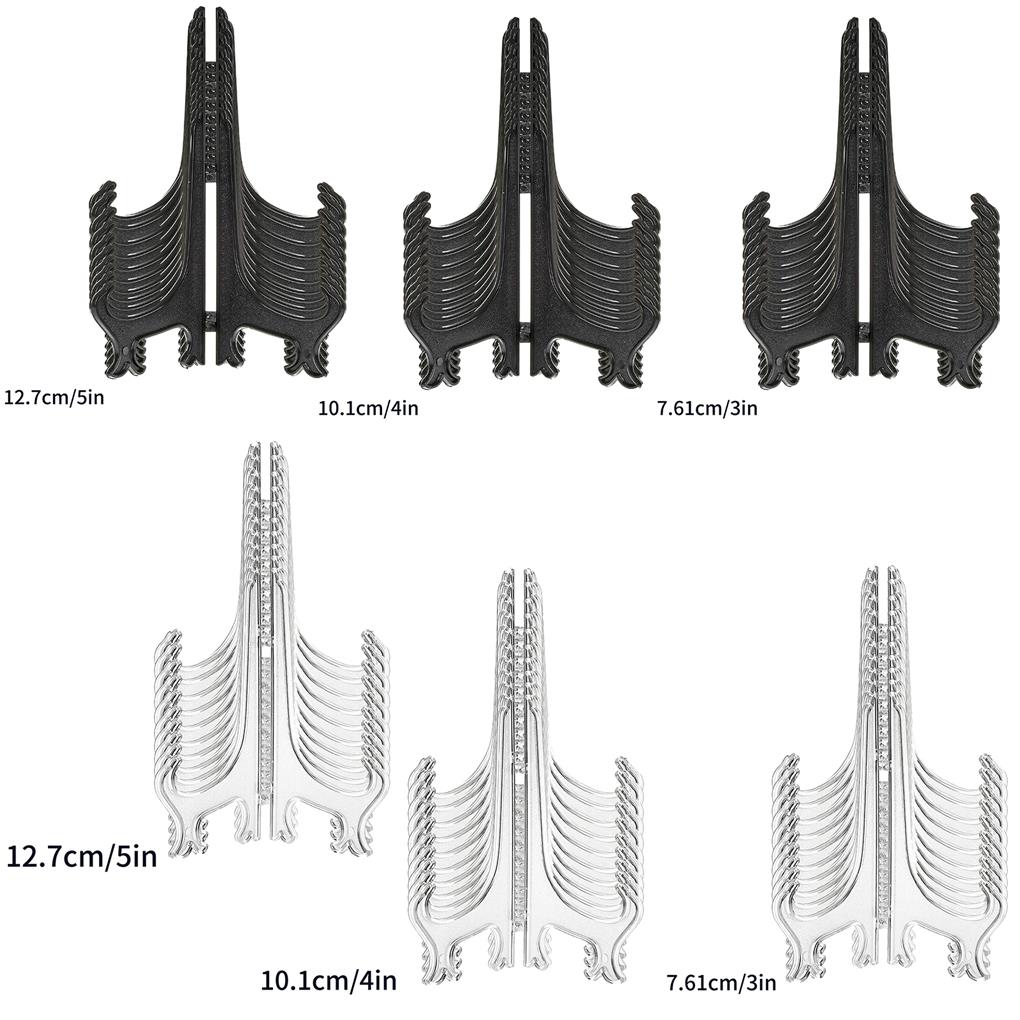10X Plate Stands Card Holder Display Mount Kitchen Gadget Organizer Craftsmanship Container Mounting Stands Bracket