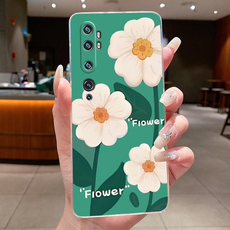 Phone Case For Xiaomi Mi cc9 Pro/Mi Note 10/Mi Note 10 Pro Butterfly Bow Protective Casing Transparent Soft Silicone TPU Cover