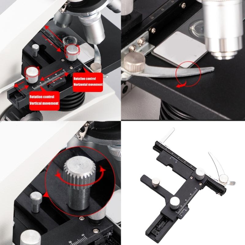 High Precisions Microscope Stage Micrometer Single Line Slide Ruler Precisions Optical Tool for Scientific Research