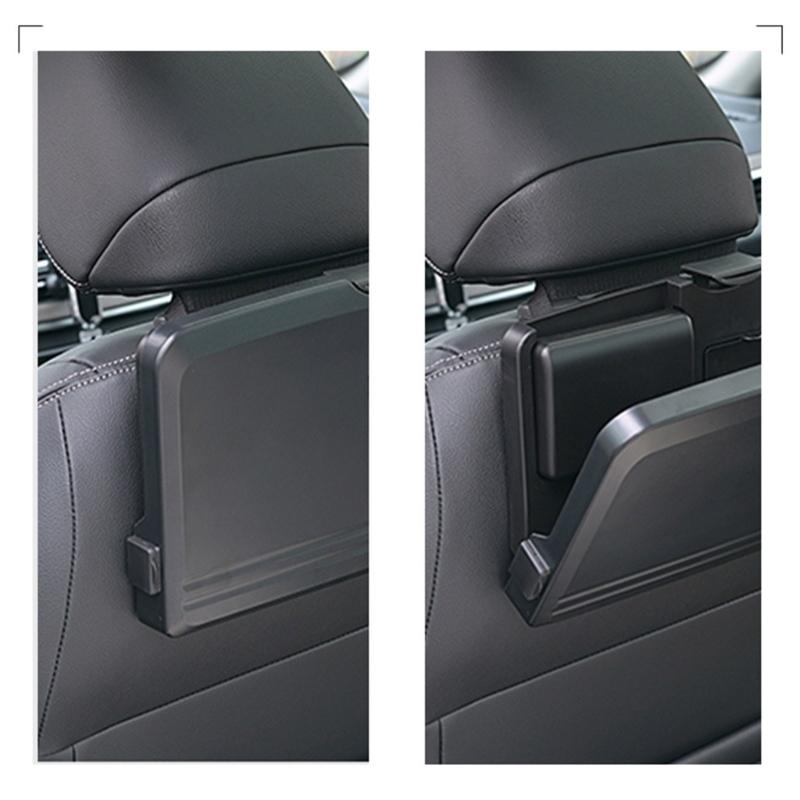 Car Backseat Multifunctional Organizer Folding Table Food Tray Drink Holder ABS