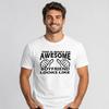 Awesome Boyfriend T-Shirt Funny Gift For Him White Novelty Tee Casual Top Shirt