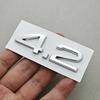 3D ABS Car Logo 1.9 2.0 2.8 3.0 4.2 TDI 3.6 Sticker Trunk Emblem Rear Badge For  Audi A3 A4 A5 A6 A7 A8 Q3 Q5 Q7 Q8 Accessroies
