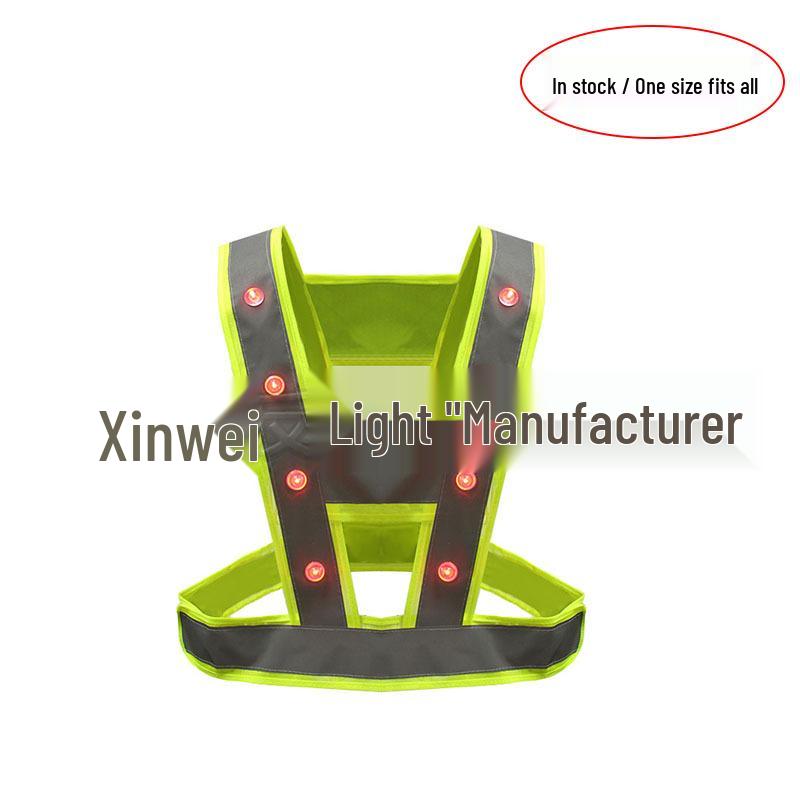 High-Visibility Reflective Safety Vest for Traffic and Construction Workers