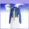 Jujutsu Kaisen Ensemble de Costume Nanami Femmes Élégant Mélange Polyester Coton Tenue Cosplay
