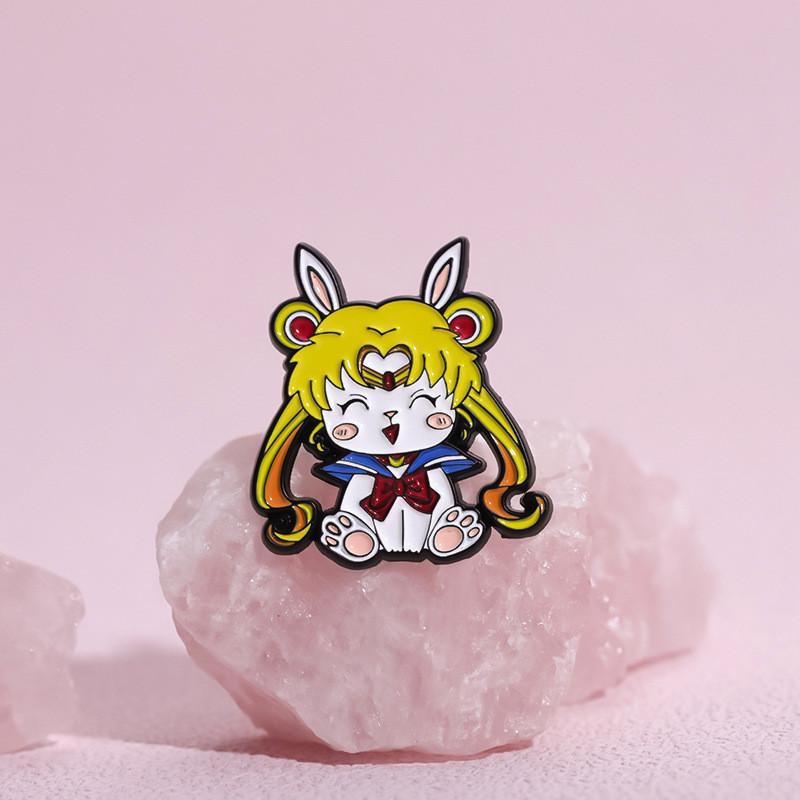 Unique And Stylish Anime Character Metal Badge Cute Fire Dragon Brooch Pin