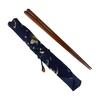 Chopstick Pouch, Fujin Raijin Pattern, Cloth, Chopstick Case, My Chopstick Holder, Handmade, Made In Japan, Japanese Goods, Height Approx. 19.5cm,
