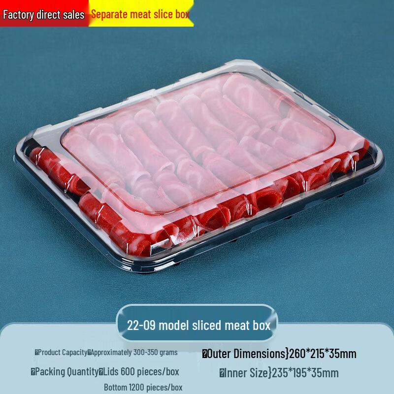 Shixun 300g Disposable Plastic Food Containers (100-Pack)