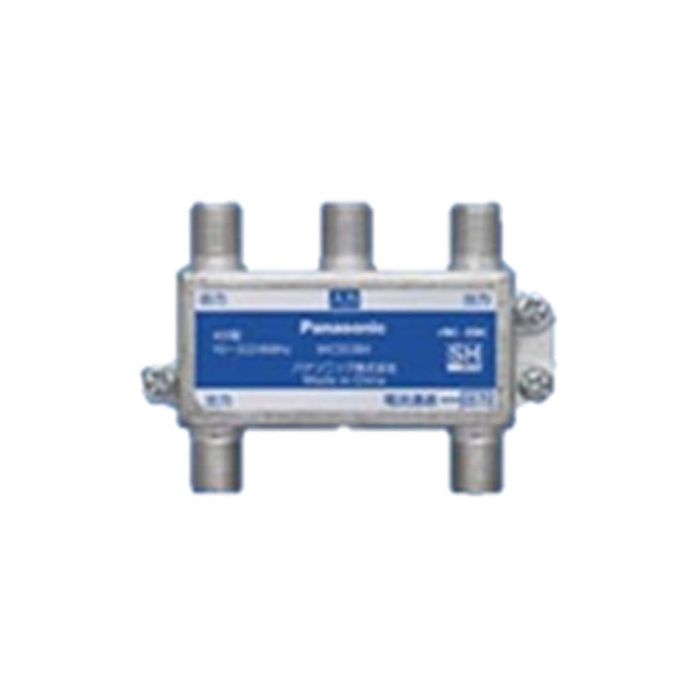 Panasonic 4-way splitter, 1-terminal current pass-through type, 10-3224MHz, WCS5384