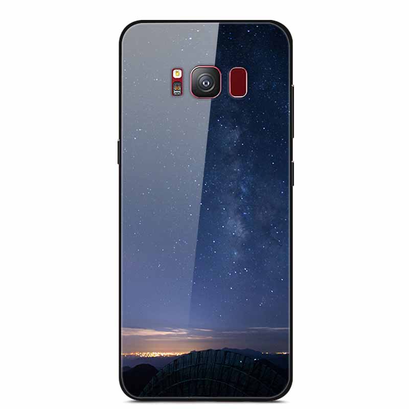 Glass Back Cover For Samsung S8 Plus Phone Case S8Plus Hard Tempered Glass Case For Samsung Galaxy S8 Plus Case S 8 Soft Edge