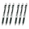 Pentel EnerGel Gel Ink Retractable Pen, 0.5mm, Black, 3-Pack