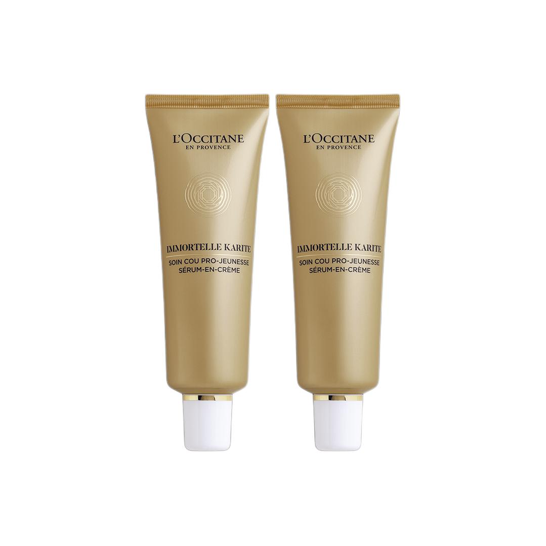 

L occitane Крем для шиї з маслом ши та імуртелем 50ml*2