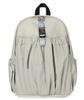 ACOCK Gerüschter Mini-Rucksack, Damen, Beige, Einheitsgröße
