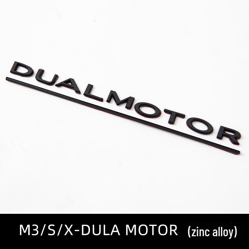 Tesla Model 3/Y/S/X High-Performance Zinc Alloy Rear Car Badge