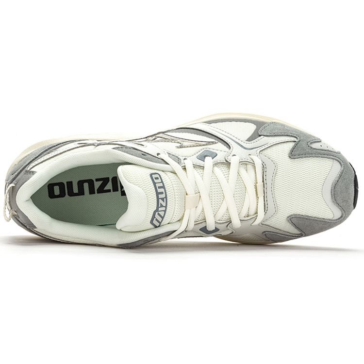 Mizuno LG 90s EC Comfortable Sports Fabric Durable Breathable Low-Top Casual Running Shoes Unisex Sneaker White Gray D1GH212513