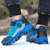 Boys' Winter Velvet Cotton Shoes, Children's Zhongbang Outdoor Hiking Shoes, Girls' Snow Lightweight