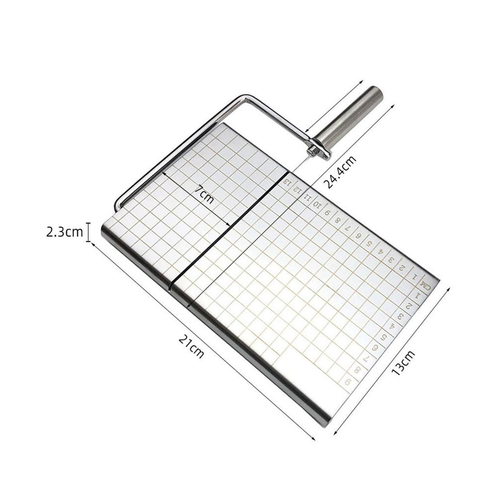 Butter Cutter, Stainless Steel, , Cheese Slicer Cutting Board, Multipurpose Cutter