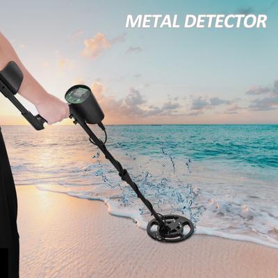 Metalldetektor für Erwachsene & Kinder Professionell Höhere Genauigkeit und Empfindlichkeit Wasserdicht Metalle Gold Detektor mit LCD-Anzeige Alle Metall- und Disk-Modi