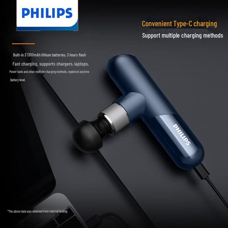 

Philips PPM5101G Mini Percussion Massage Gun