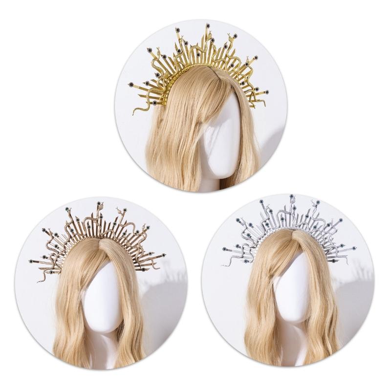 Mystical Snake Gothic Headwear Cosplay Hair Accesories Fashion Costume For Halloween Parties And Themed Event