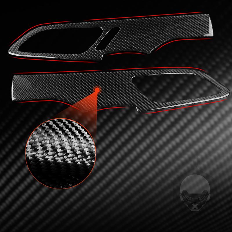 3K Carbon Fiber Sticker for Chevrolet Blazer —2025 Door Inner Trim Panel Cover Anti-Scratch Adhesive (Easy tall)