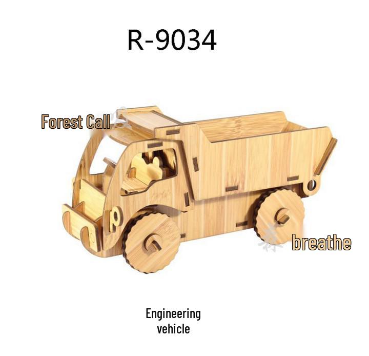 3D Wooden DIY House Model Puzzle